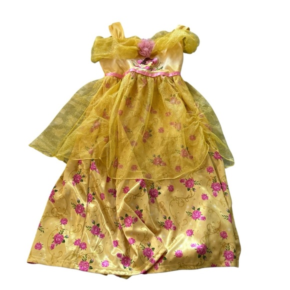 Disney Other - Disney Yellow Dress with Subtle Pink Details
